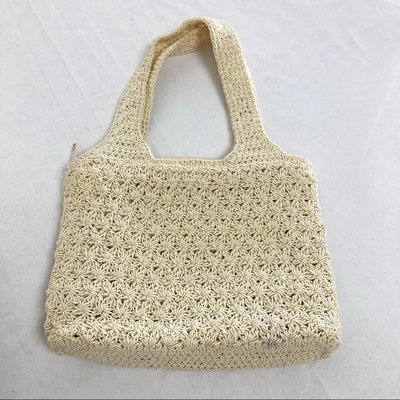 Vintage Cream Crochet Mini Bag - Picture 5 of 12